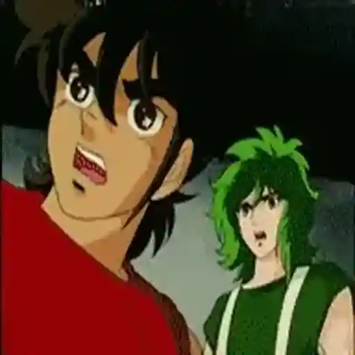 Figurinha: Personagens de anime chocados