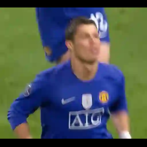Figurinha: Cristiano Ronaldo comemora gol