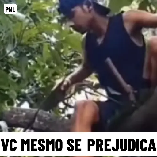 Figurinha: Você Mesmo se Prejudica