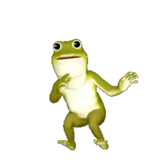 Figurinha: Sapo Dançante