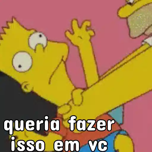 Figurinha: Bart Simpson estrangulado