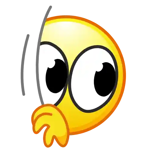 Figurinha: Emoji espião