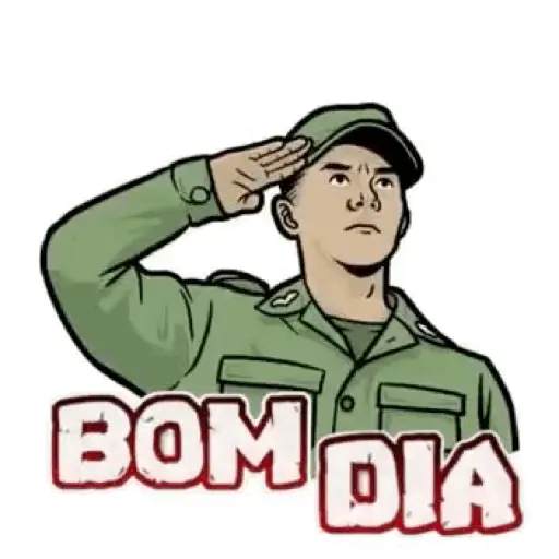 Figurinha: Soldado Bom Dia