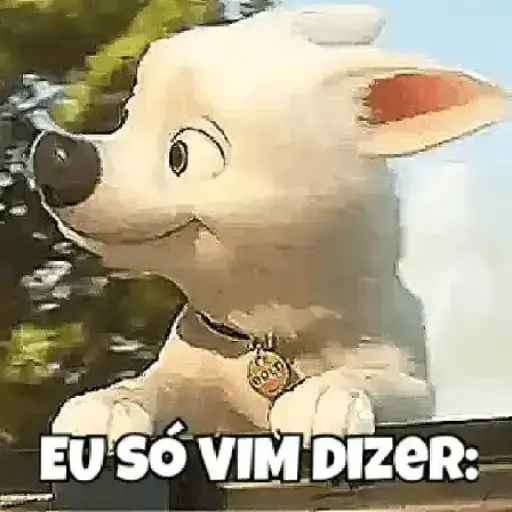 Figurinha: Cachorro Diz Boa Noite