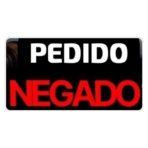 Figurinha: Pedido Negado