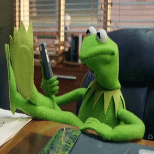 Figurinha: Sapo Kermit Pondera