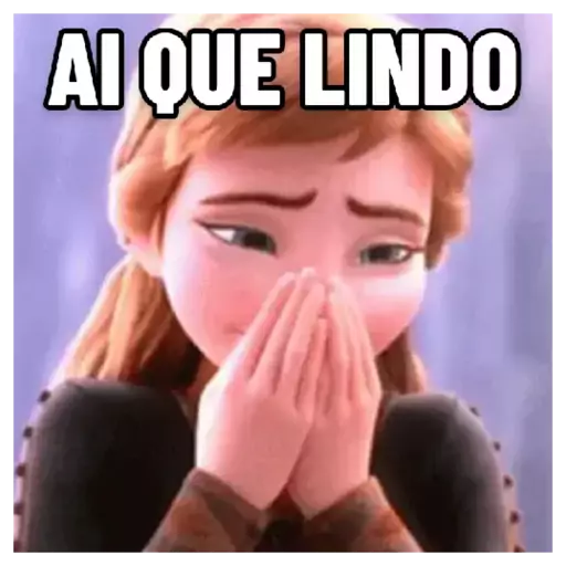 Figurinha: Ai que lindo!