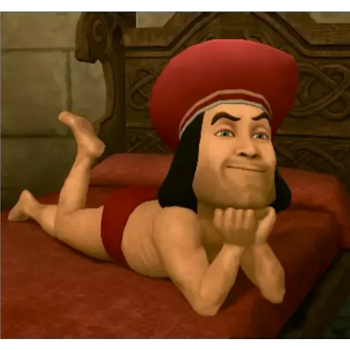 Figurinha: Lord Farquaad sensual