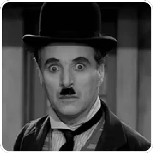 Figurinha: Charlie Chaplin Espanto