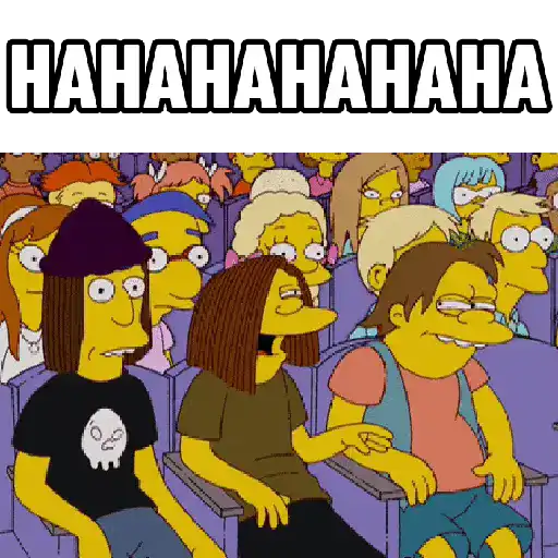 Figurinha: Risada dos Simpsons