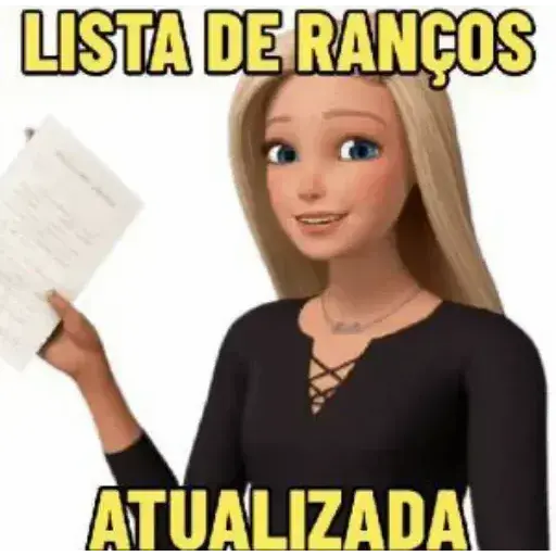 Figurinha: Lista de Rancos Atualizada