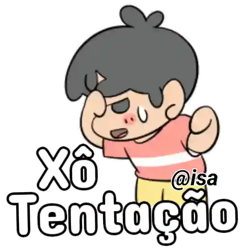Figurinha: Xô Tentação