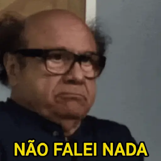 Figurinha: Danny DeVito Não Falei Nada