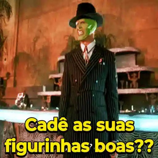 Figurinha: O Máskara: Cadê as figurinhas?