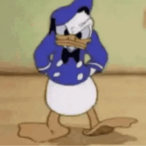 Figurinha: Pato Donald Chateado