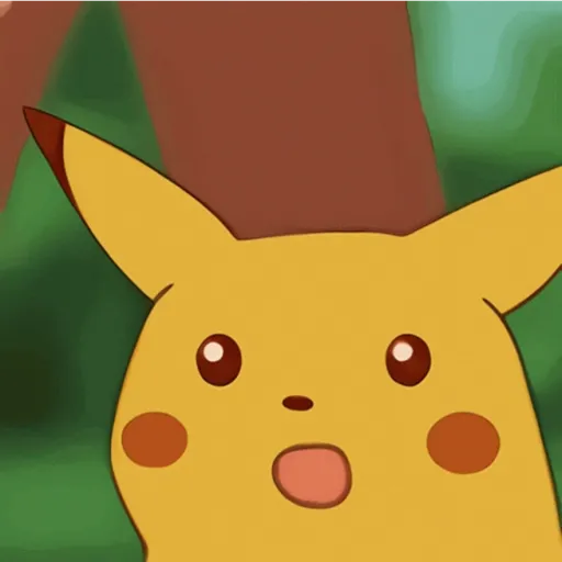 Figurinha: Pikachu Surpreso