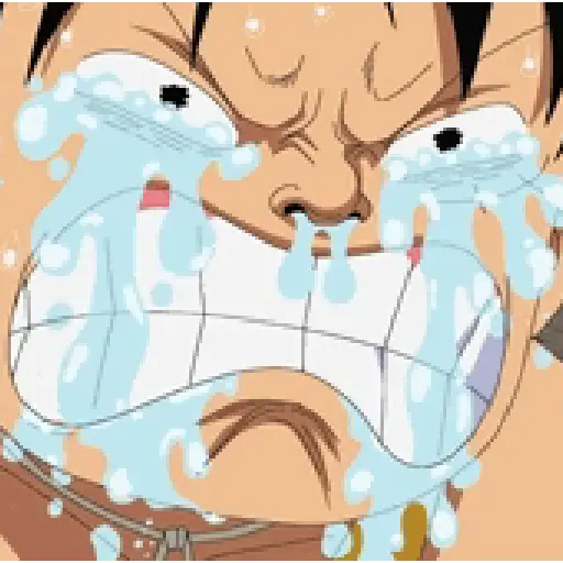 Figurinha: Choro de Personagem Anime