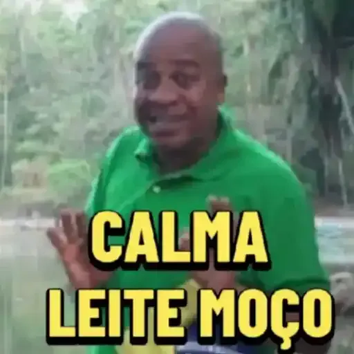 Figurinha: Calma, Leite Moço!