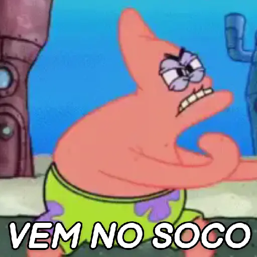 Figurinha: Patrick Estrela Vem no Soco