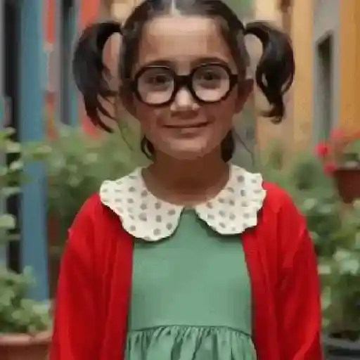 Figurinha: Chiquinha Gargalhando e Correndo