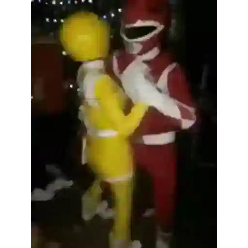 Figurinha: Power Rangers Dançando