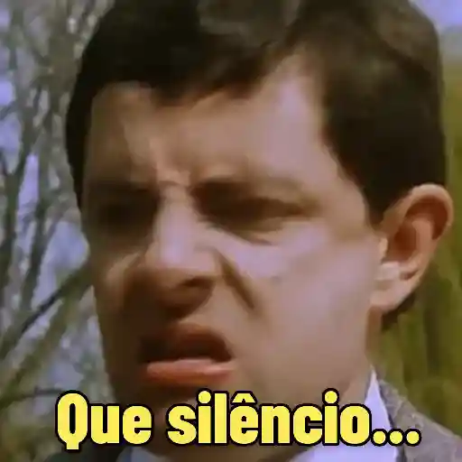 Figurinha: Mr. Bean diz Que Silêncio...
