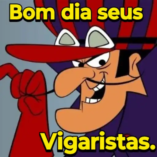 Figurinha: Bom dia seus vigaristas