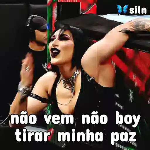 Figurinha: Rhea Ripley Não Vem Tirar Minha Paz