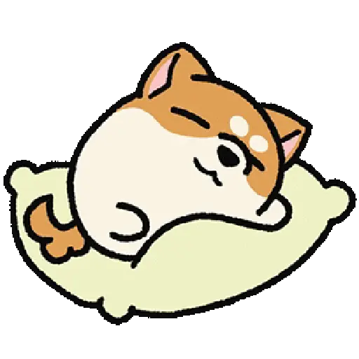 Figurinha: Cachorrinho Dormindo