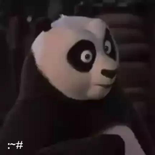 Figurinha: Panda Confuso