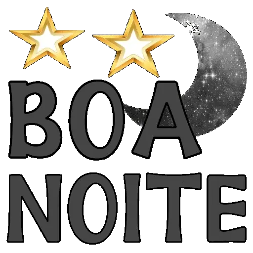 Figurinha: Boa Noite Estrelado