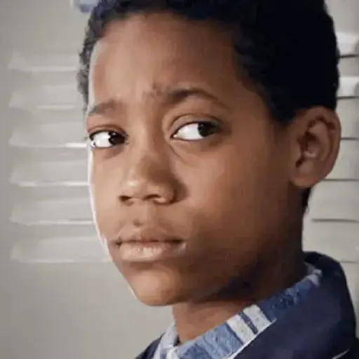 Figurinha: Chris Rock olhando