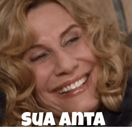Figurinha: Sorriso de deboche