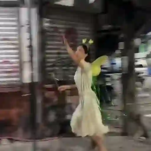 Figurinha: Fada Dançando e Voando
