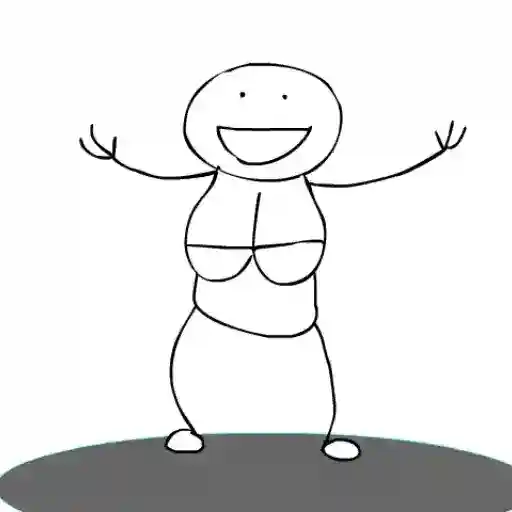 Figurinha: Figura Animada Saltitando