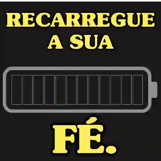 Figurinha: Recarregue sua fé