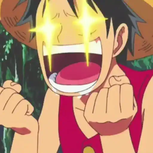 Figurinha: Luffy Com Fome