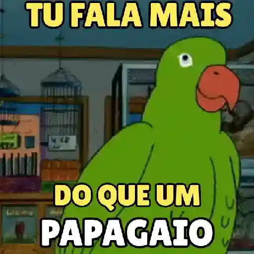 Figurinha: Papagaio Falador