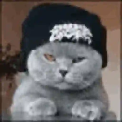 Figurinha: Gato Metaleiro