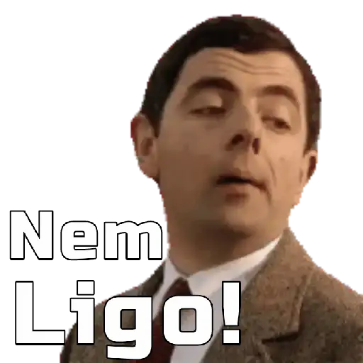 Figurinha: Mr. Bean Nem Ligo!