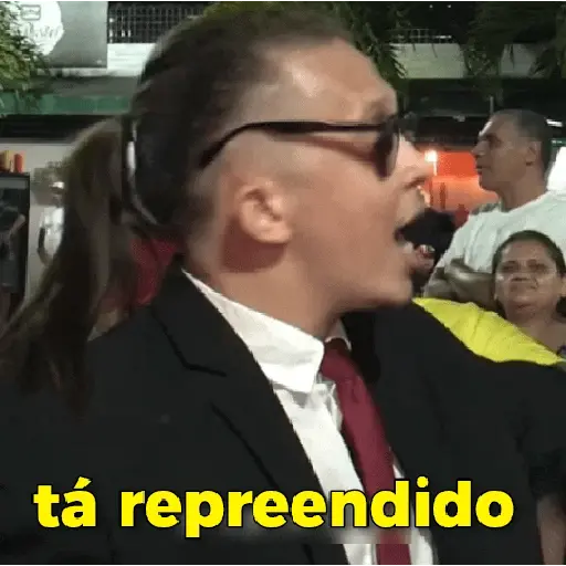 Figurinha: O Cara Tá Repreendido