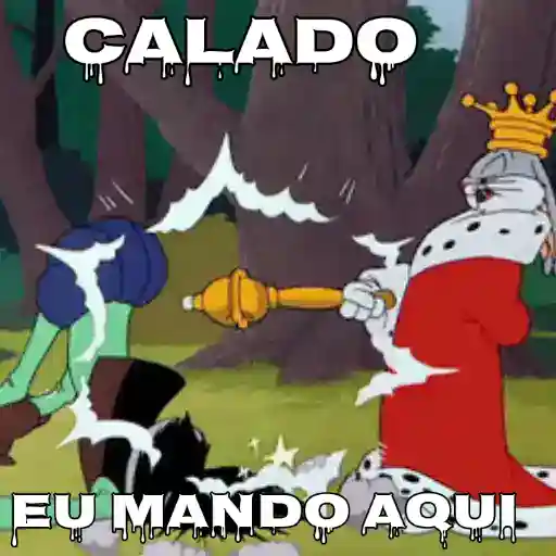 Figurinha: Eu mando aqui!