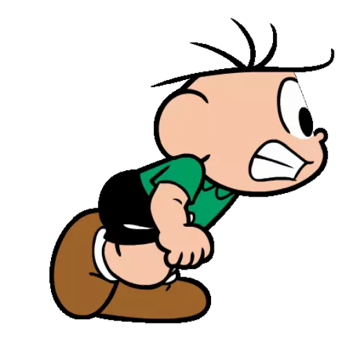 Figurinha: Turma da Mônica - Cebolinha Correndo