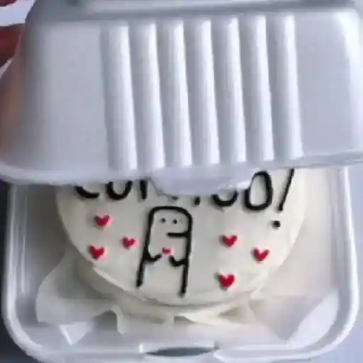 Figurinha: Bolo: Quer casar comigo?