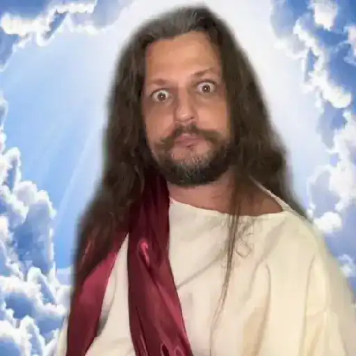 Figurinha: Jesus Divertido
