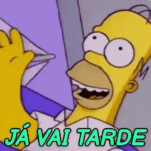 Figurinha: Homer Simpson: Já Vai Tarde