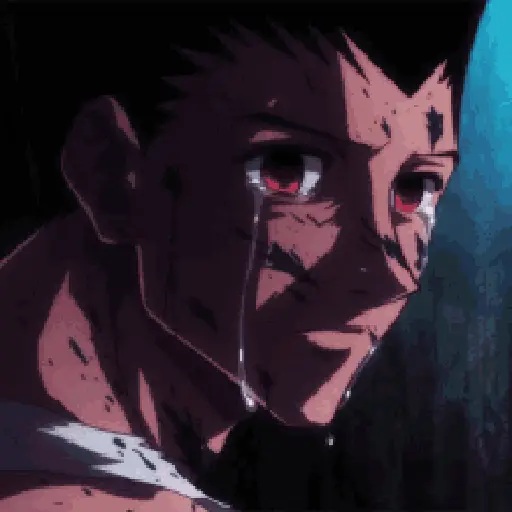 Figurinha: Gon Freecss Chorando