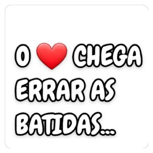 Figurinha: O amor chega