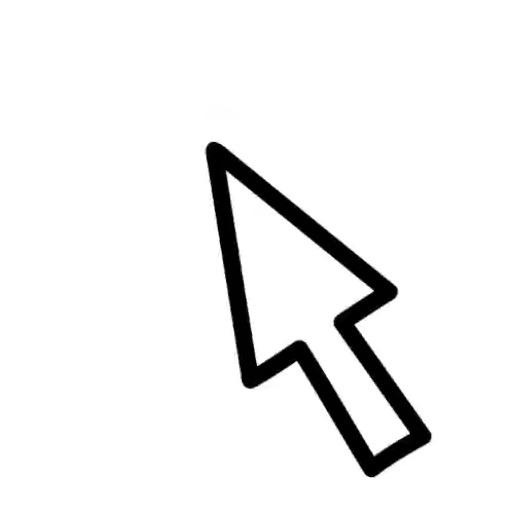 Figurinha: Seta de Cursor Clicando