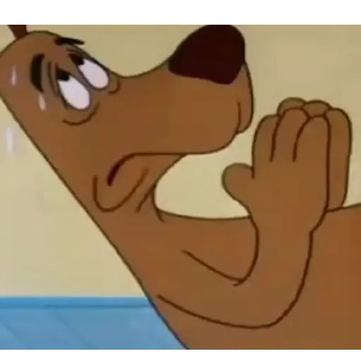 Figurinha: Cachorro implorando